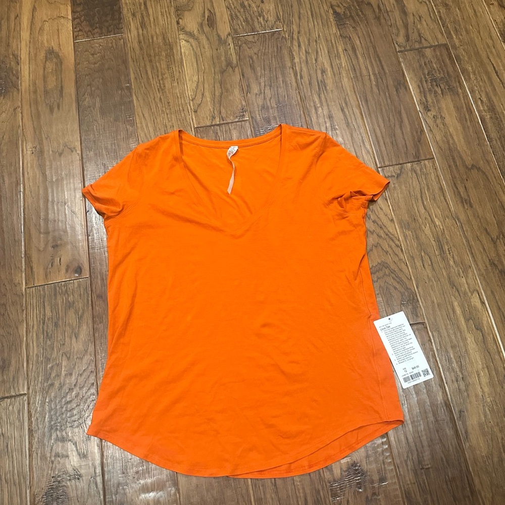 BNWT Lululemon Orange Love Tee